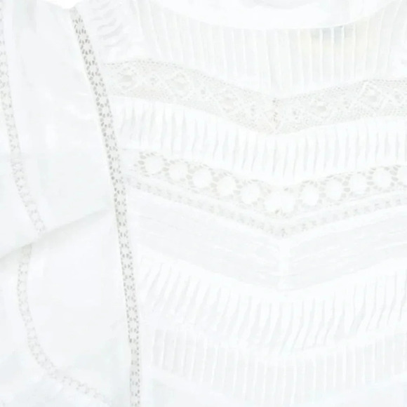 Hartford Girl’s Hedine White Flutter Sleeve Top - Picture 8 of 9